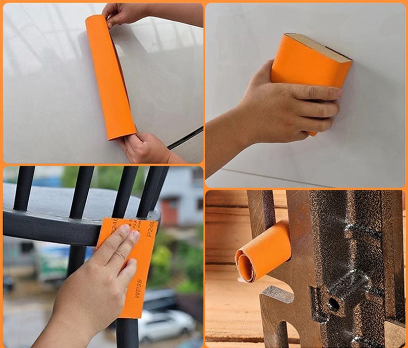 Orange Aluminum Sandpaper Orange Aluminum Sandpaper