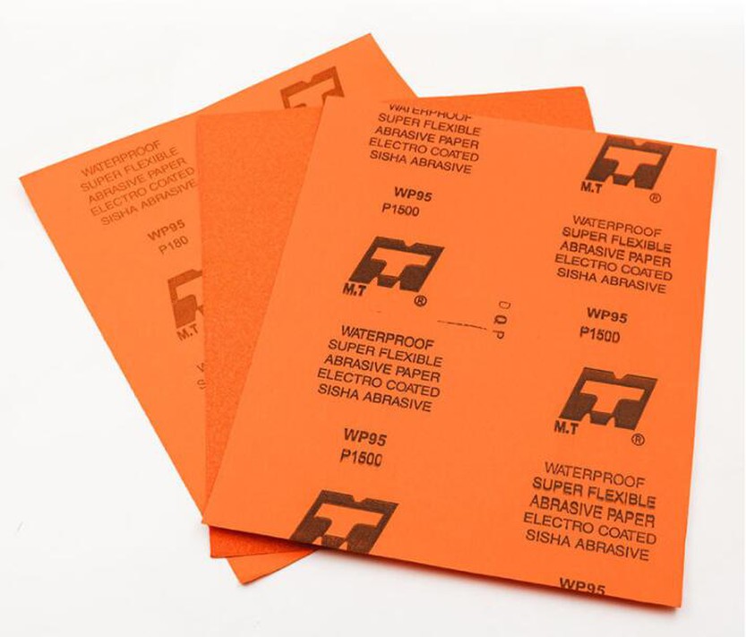 Orange Aluminum Sandpaper Orange Aluminum Sandpaper