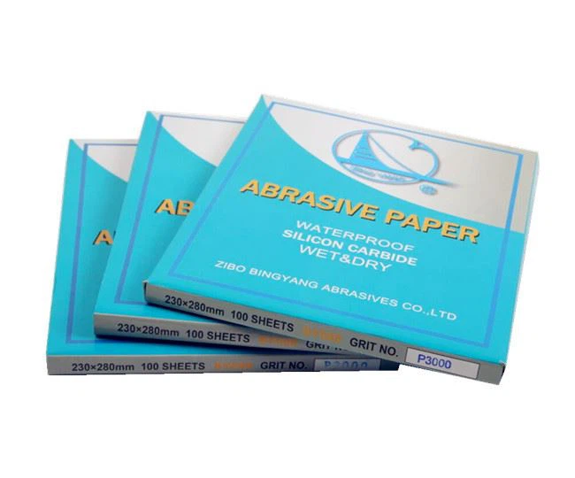 Industrial abrasive paper silicon carbide sheets